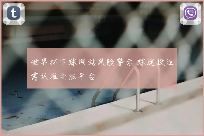 世界杯下球网站风险警示 球迷投注需认准合法平台
