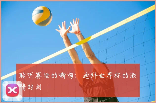 聆听赛场的嘶鸣:迪拜世界杯的激情时刻