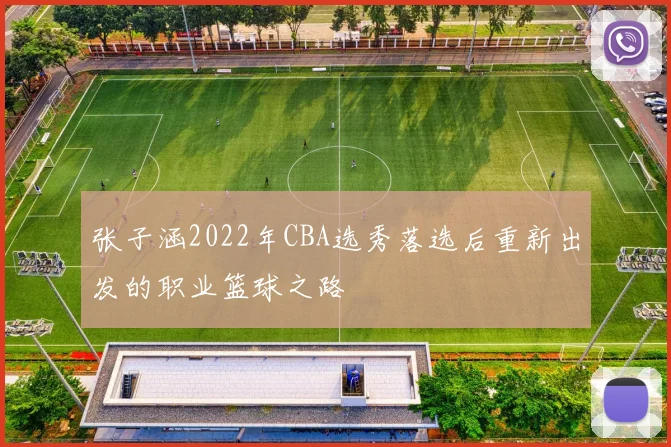 张子涵2022年CBA选秀落选后重新出发的职业篮球之路